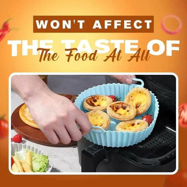 Air Fryer Silicone Reusable Baking Tray ( Pack of 6 )